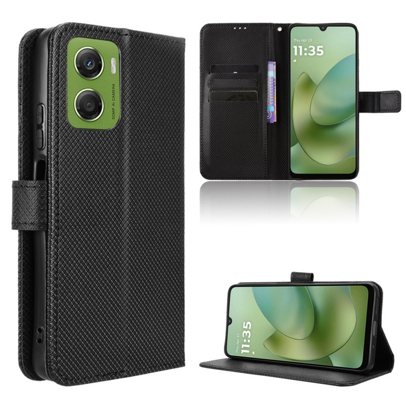 Huawei Mate 60 - Wristlet Plain Leater Wallet Case For