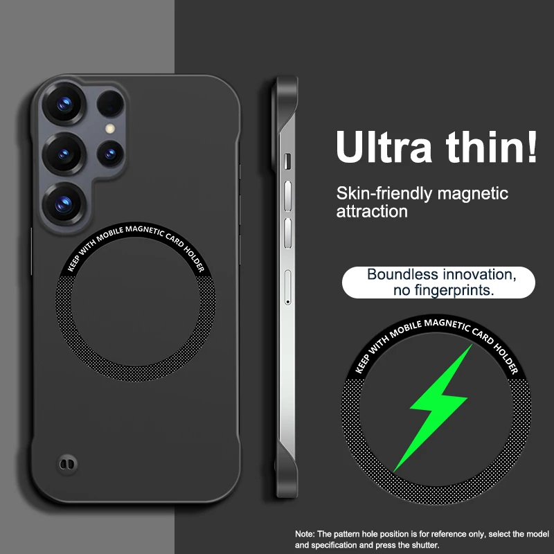 Samsung Galaxy A55 - Ultra Thin Hard Magnetic Phone Case