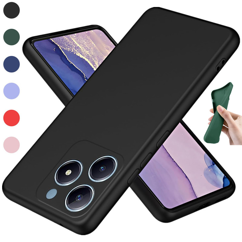 Realme Note 50 - Flexible Liquid Silicone Case For Realme