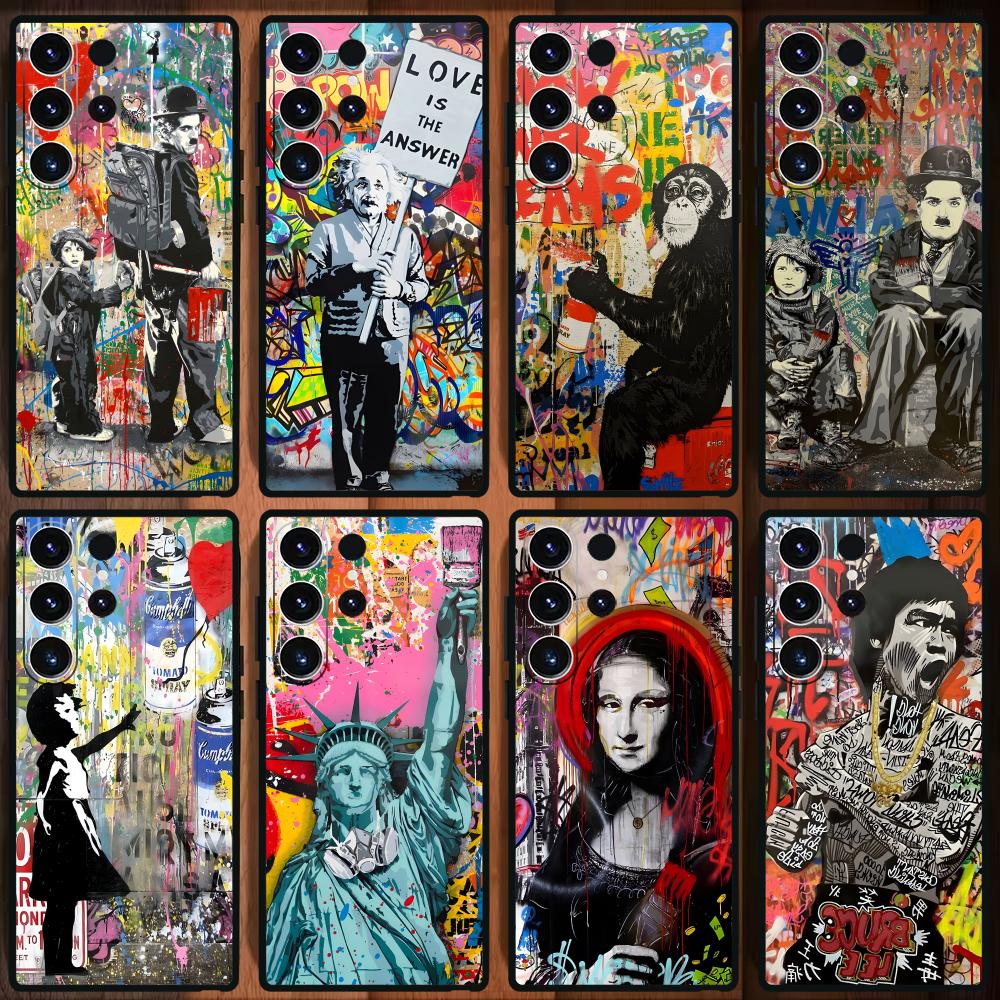 Banksy Graffiti Art  Phone Cas - Samsung Galaxy S25 评论和价格