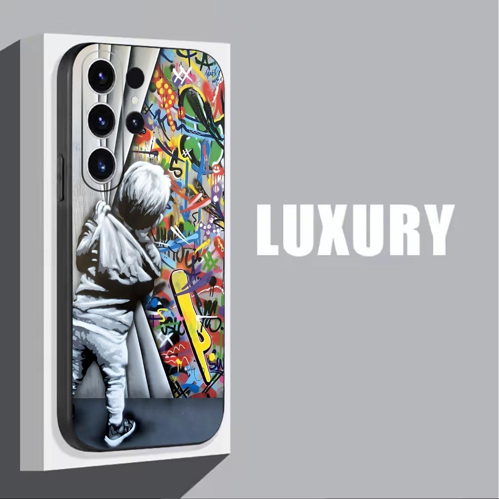 Banksy Graffiti Art  Phone Cas - Samsung Galaxy S25 评论和价格