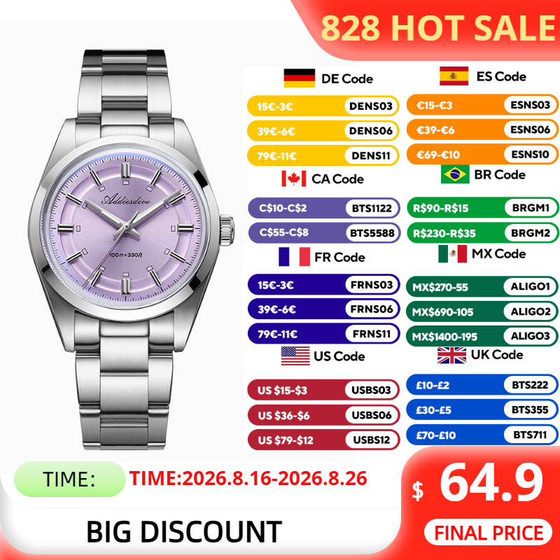 ADDIESDIVE Women's Watch Top B - Anti Blue Light Film 评论和价格