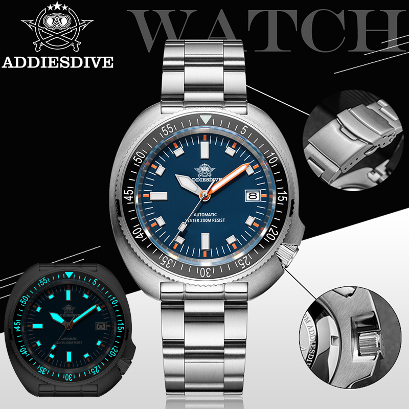 ADDIESDIVE NH35 Automatic Men' - Anti Blue Light Film 评论和价格