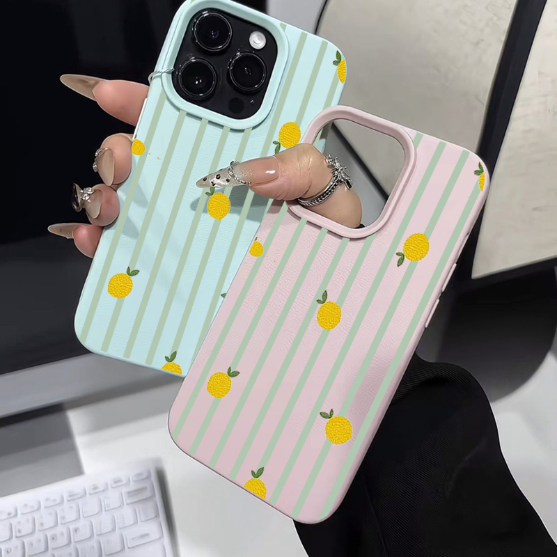 Shockproof Cute Lemon Pattern  - Apple Iphone 15 评论和价格