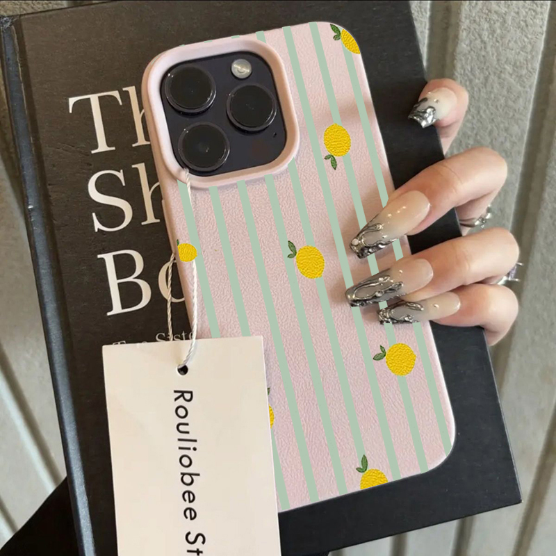 Shockproof Cute Lemon Pattern  - Apple Iphone 15 评论和价格